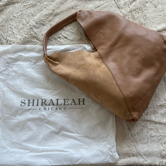 Shiraleah Chicago Arden Tote Bag Anthropologie Tan Saddle - Picture 8 of 8